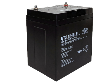 Preview: Wing BTX12-28LS 12V 28Ah (20hr) AGM Pb Akku Batterie wartungsfrei