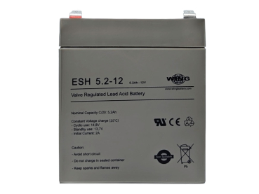 Wing ESH5,2-12 12V 5,2Ah (20hr) AGM Pb Akku Batterie wartungsfrei