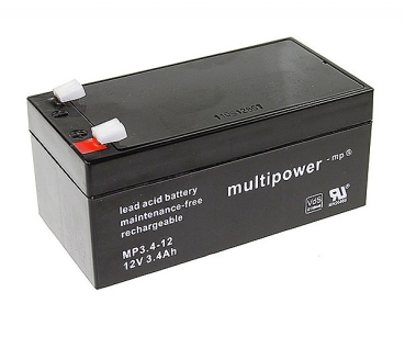 Multipower MP3,4-12 12V 3,4Ah