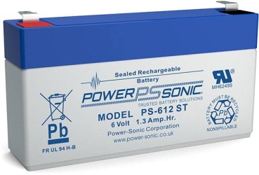 Powersonic PS-612ST 6V 1,2Ah