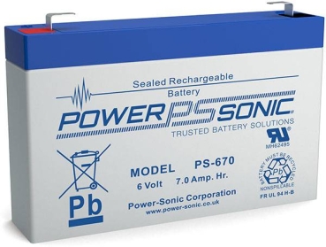 Powersonic PS-670 6V 7Ah