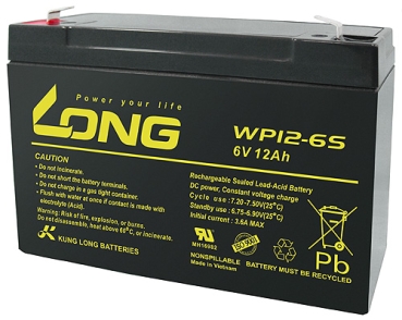 Kung Long WP12-6S 6V 12Ah