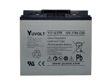 Yuasa Yuvolt Y17-12IFR 12V 17Ah AGM VdS Blei Accu Batterie wartungsfrei