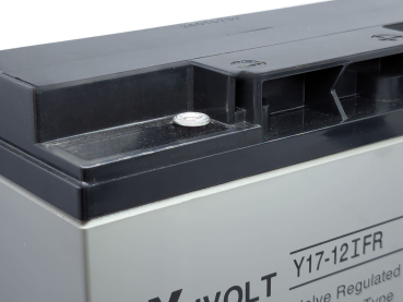 Yuasa Yuvolt Y17-12IFR 12V 17Ah AGM VdS Blei Accu Batterie wartungsfrei
