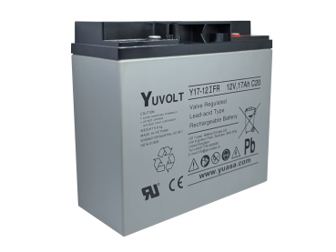 Yuasa Yuvolt Y17-12IFR 12V 17Ah AGM VdS Blei Accu Batterie wartungsfrei