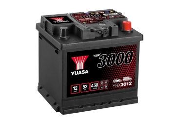 Autobatterie YBX3012 12V 52Ah 450A GS Yuasa SMF Battery