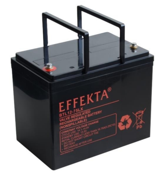 Effekta BTL12-75LX 12V 75Ah
