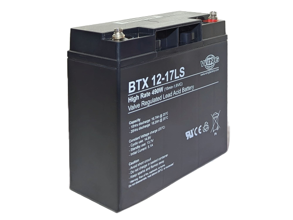 Wing BTX12-17LS 12V 17Ah (20hr) AGM Pb Akku Batterie wartungsfrei