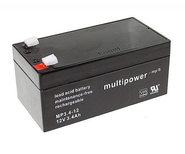 Multipower MP3,4-12 12V 3,4Ah