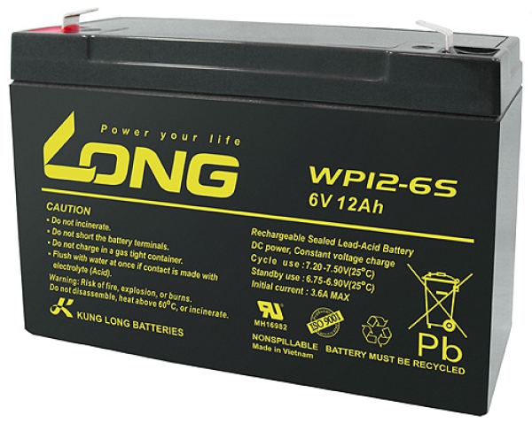 Kung Long WP12-6S 6V 12Ah