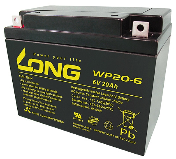 Kung Long WP20-6 6V 20Ah