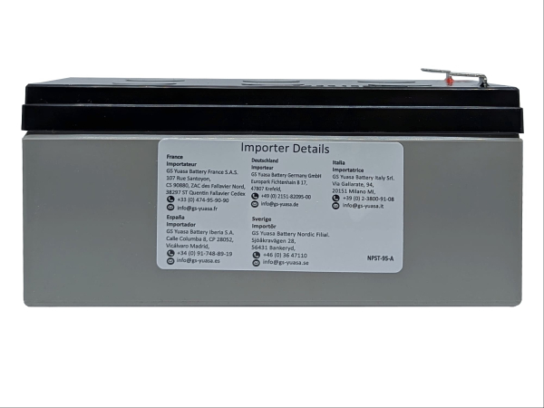Yuasa Yuvolt Y3.2-12FR 12V 3,2Ah AGM VdS Blei Accu Batterie wartungsfrei